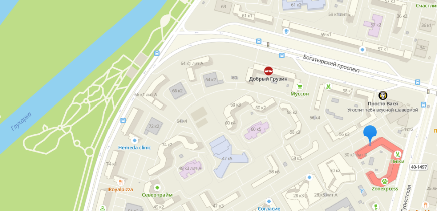 Продажа однакомнатной квартиры 32 кв.м. в Приморском р-не