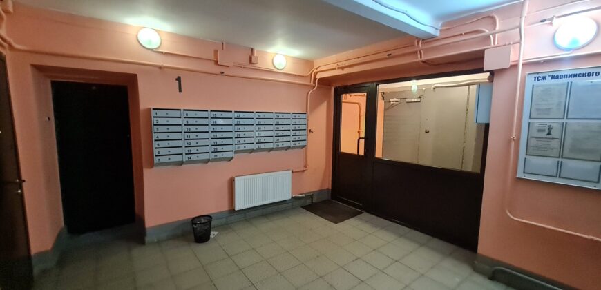 Сдается в аренду 1 к.кв. 36,7м2 на 7эт, ул. Карпинского, д.34, к.2.